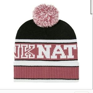 Victoria's secret pink Beanie Hat Soft Begonia